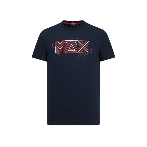 T shirt Max Verstappen blu Casual