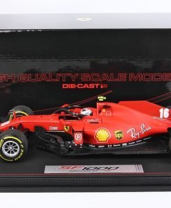 Modellino F1 BBR MODELS 118 Ferrari SF1000 2020 Charles Leclerc Austrian GP Special Box lato