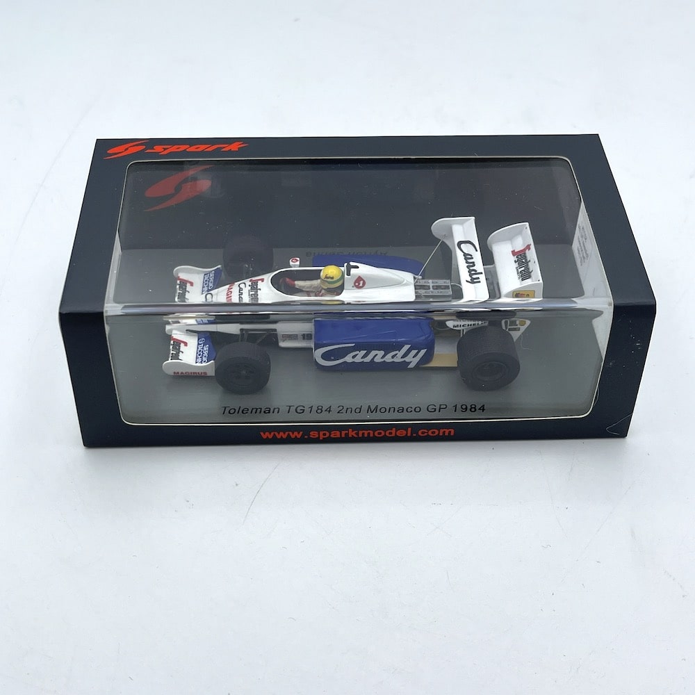 Modellino F1 Spark 1/43 Toleman TG184 Ayrton Senna 1984 N.19