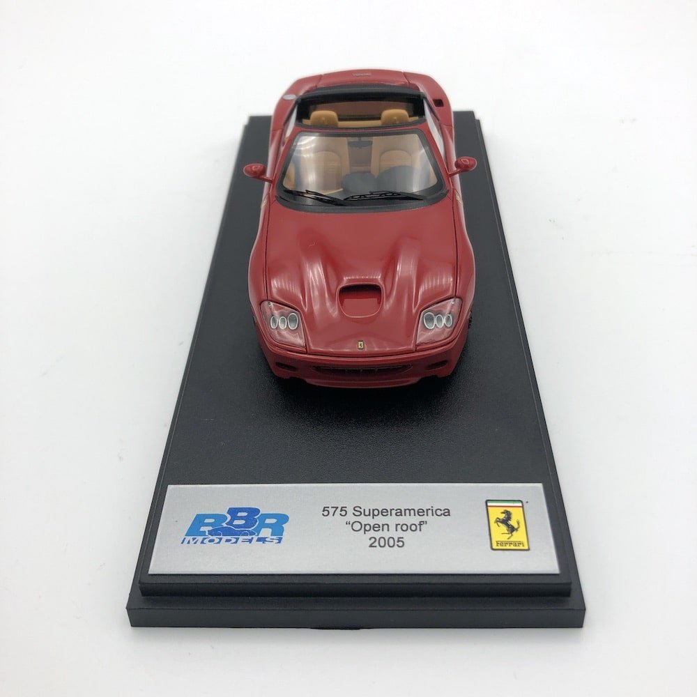 Modellino auto BBR Models 1/43 Ferrari 575 Superamerica roof open 