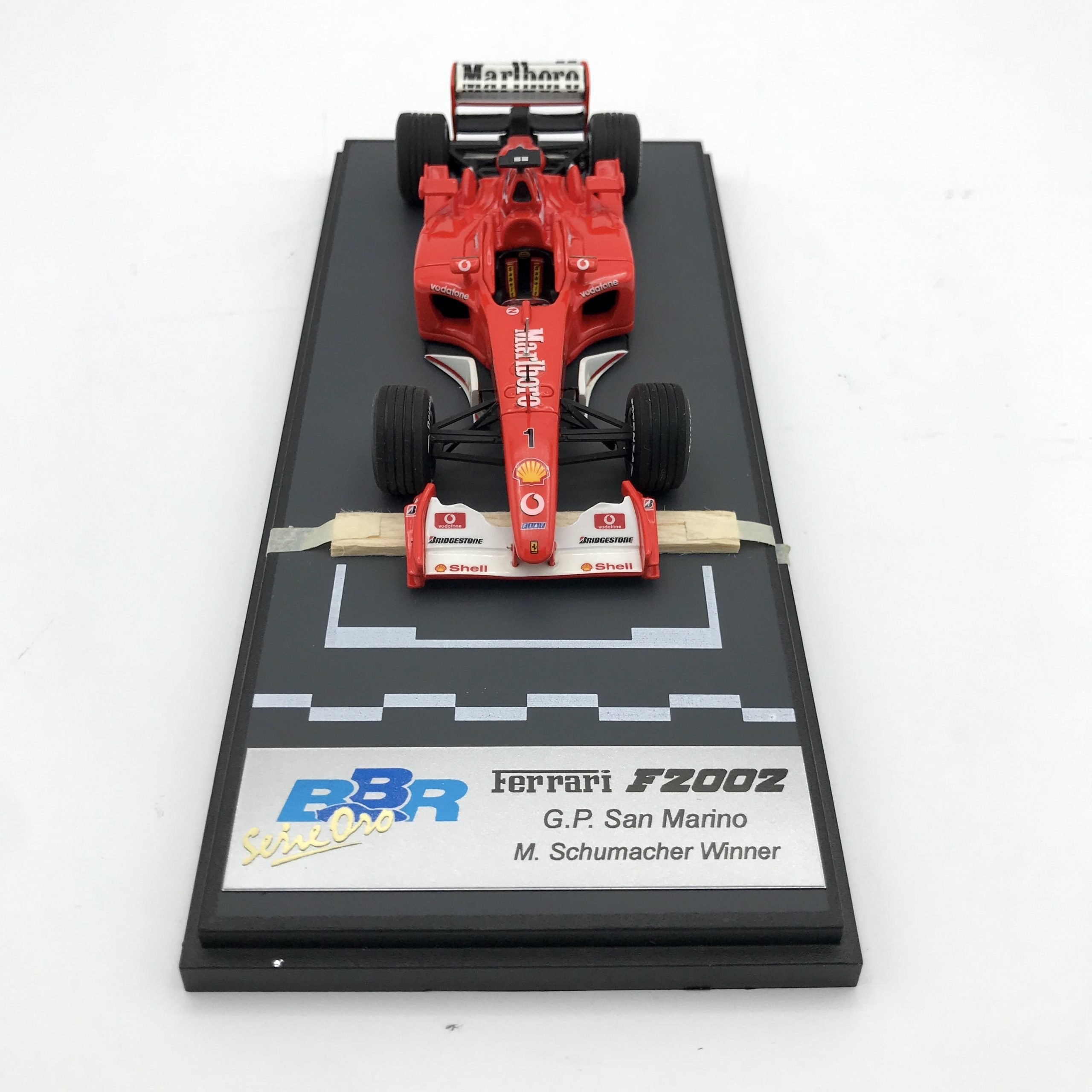 Modellino F1 BBR Models 1/43 Ferrari F2002 Gp San Marino