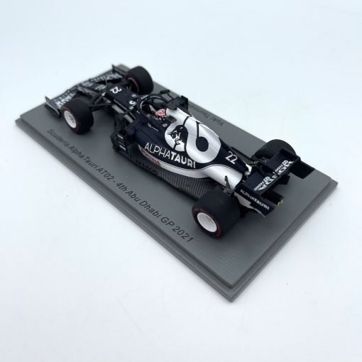 Modellino F1 Spark 1/43 Alpha Tauri AT02 Yuki Tsunoda 2021 N.22 4th Abu Dhabi Gp - immagine 3