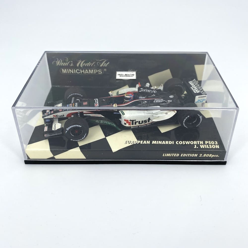Modellino F1 Minichamps 1/43 European Minardi Cosworth PS03