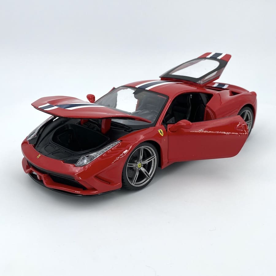 Modellino Auto Bburago 1/18 Ferrari 458 Speciale 2014 Red