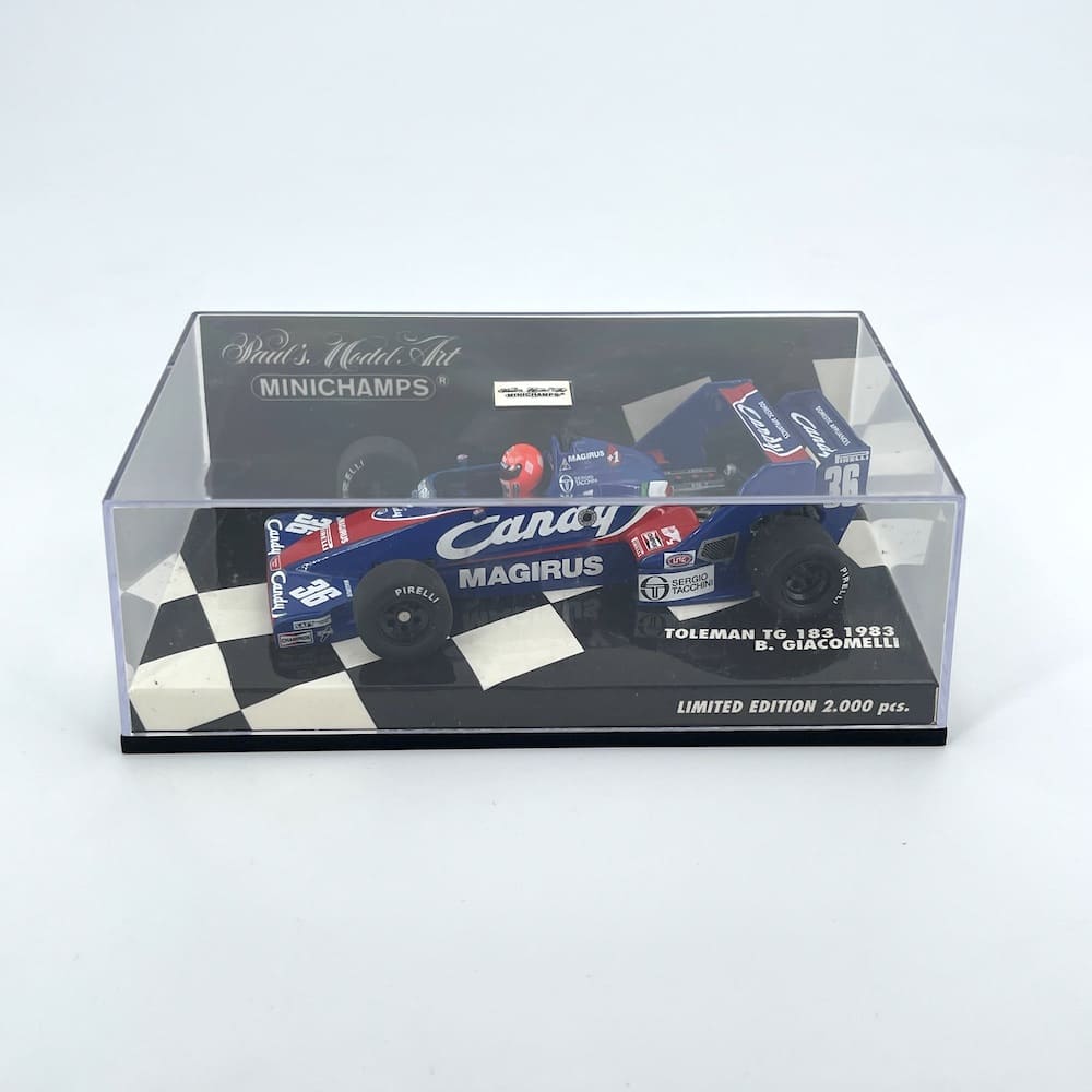 Modellino F Minichamps Toleman Tg B Giacomelli Motorsport Maranello Store