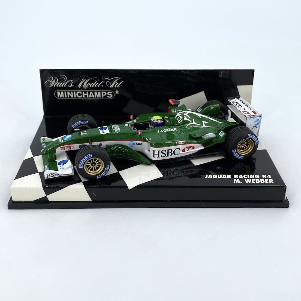 Modellino F1 Minichamps 1/43 Jaguar Racing R4 #14 M. Webber