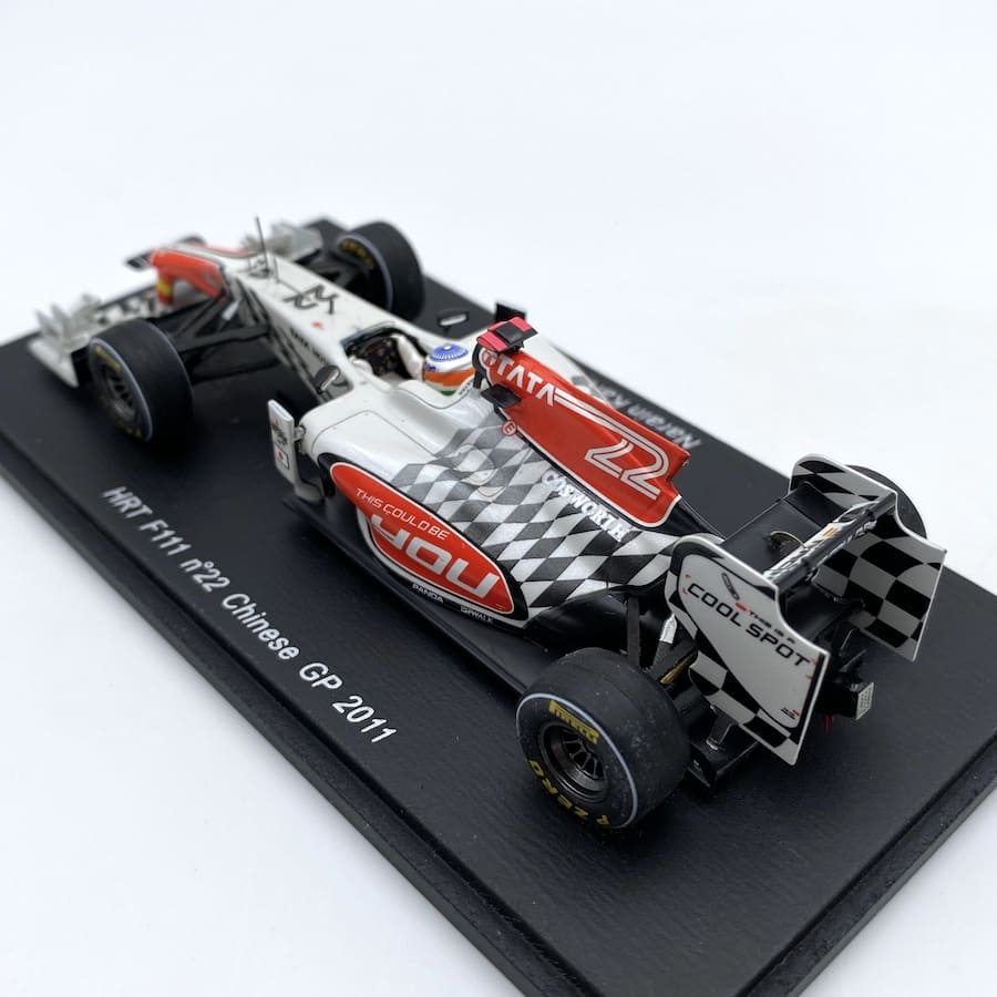 Modellino F1 Spark 1/43 HRT F111 Chinese GP 2011 #22 N