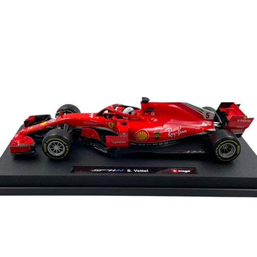 Modellino F1 Bburago 1/18 Ferrari SF71-H #5 S. Vettel - immagine 3