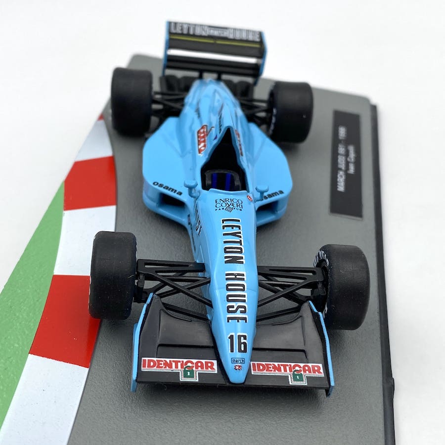 Modellino F1 Atlas Edicola 1/43 March Judd 881 1988 #16 I