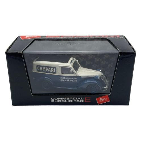Modellino auto Brumm 1/43 Fiat 1100E Furgone veicolo commerciale Campari Stabilimento di Roma 1952 - immagine 7