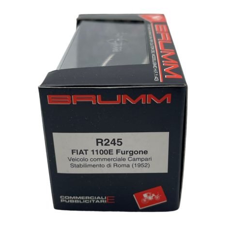 Modellino auto Brumm 1/43 Fiat 1100E Furgone veicolo commerciale Campari Stabilimento di Roma 1952 - immagine 6