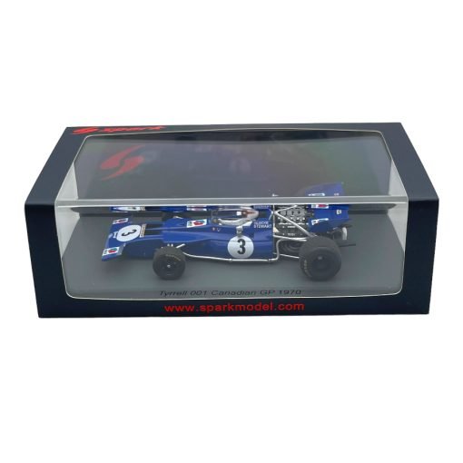 Modellino F1 Spark 1/43 Tyrrell 001 Canandian Gp 1970 #3 J. Stewart - immagine 5