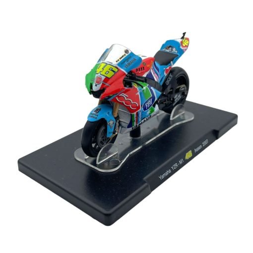 Modellino Moto Atlas 1/18 Yamaha YZR-M1 Assen 2007 #46 V. Rossi