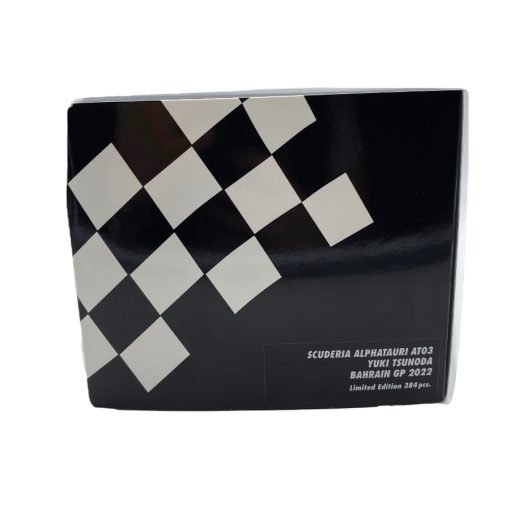 Modellino F1 Minichamps 1/18 Scuderia Alphatauri AT03 Bahrain Gp 2022 #22 Y. Tsunoda Limited Ed. - immagine 7