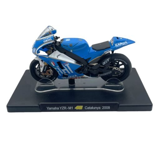 Modellino Moto Atlas 1/18 Yamaha YZR-M1 Catalunya 2008 #46 V. Rossi - immagine 3