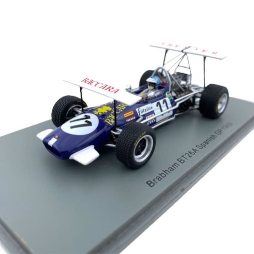 Modellino F1 Spark Model 1/43 Brabham BT26A Spanish GP 1969 #11 P. Courage
