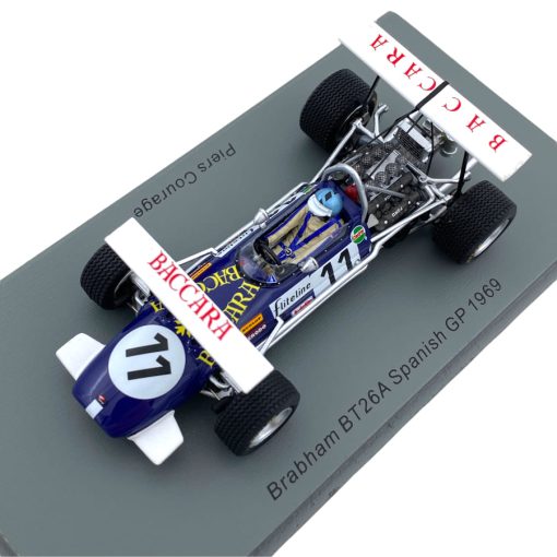 Modellino F1 Spark Model 1/43 Brabham BT26A Spanish GP 1969 #11 P. Courage - immagine 6