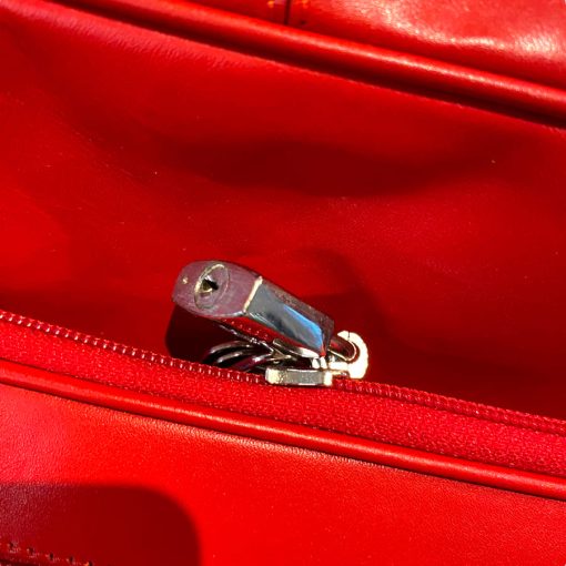 Valigia Tracolla Schedoni x Ferrari in Pelle Rossa - immagine 4