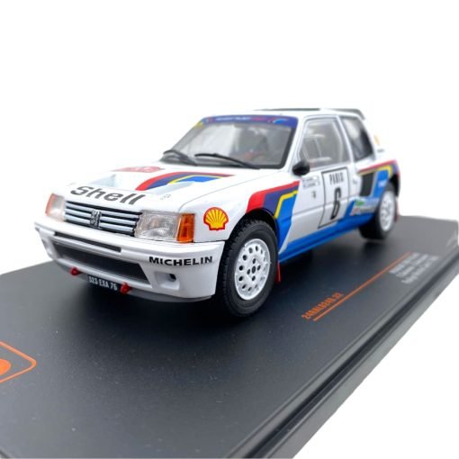 Modellino Auto Ixo Model 1/24 Peugeot 205 T16 Rally Monte Carlo 1985 #6 Salonen - Harjanne