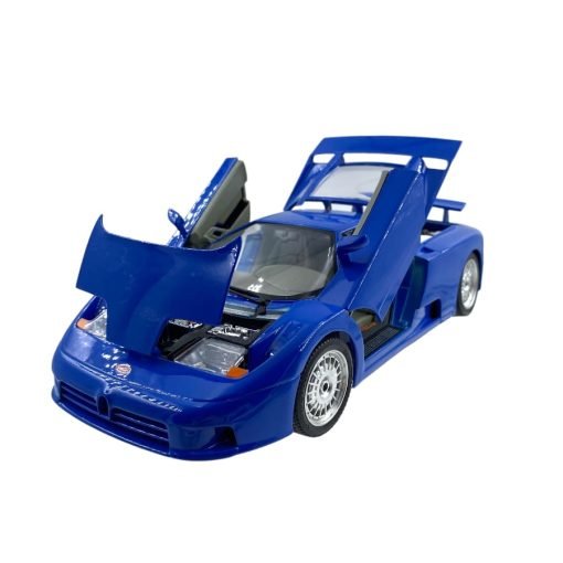 Modellino Auto Bburago 1/18 Bugatti EB 110 1991 Blue - immagine 6