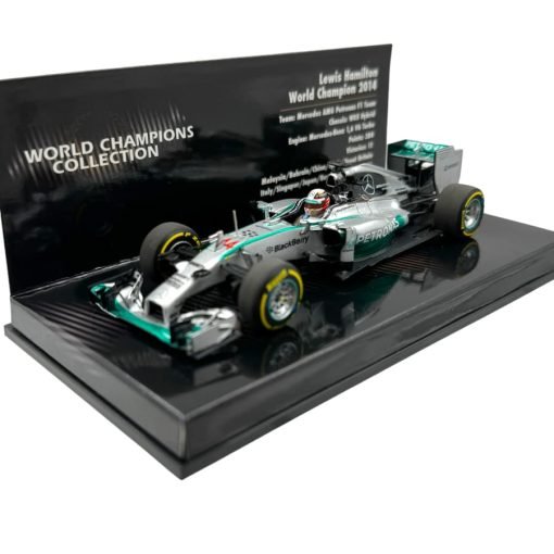 Modellino Minichamps 1/43 Mercedes AMG Petronas W05 Hybrid World Champion 2014 #44 L. Hamilton