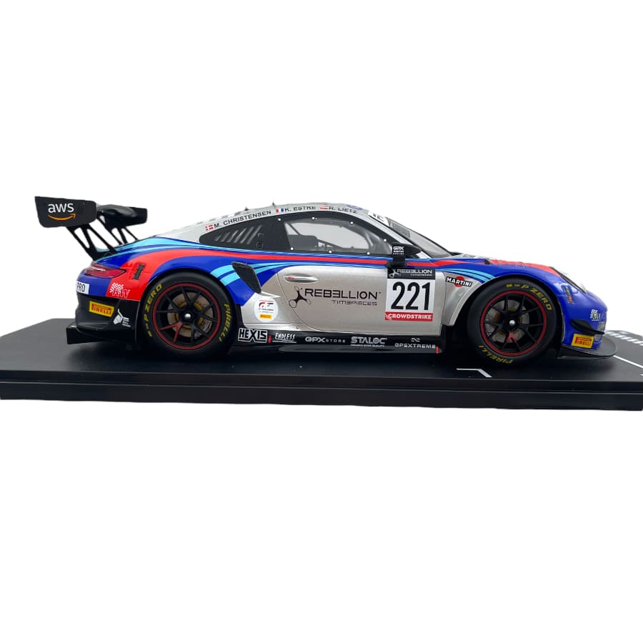 Ixo Porsche 911 GT3 R #221 Christensen Lietz Estre Spa 2022