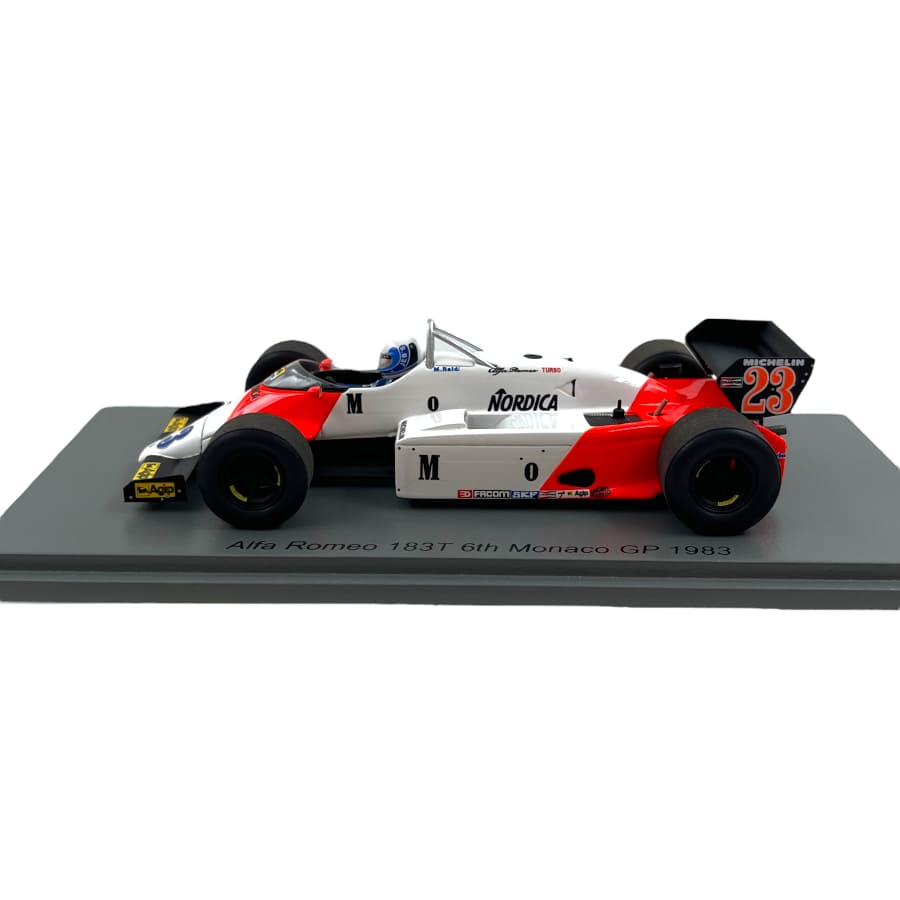 Spark 1:43 Mauro Baldi Alfa Romeo 183T #23 6th Monaco GP
