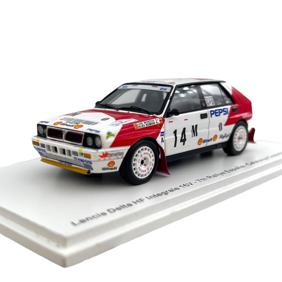 Spark 1:43 Lancia Delta Integrale 16V #14 7th Rallye