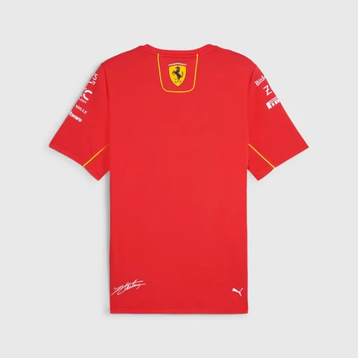 Scuderia Ferrari F1 T shirt pilota Charles Leclerc 2024 2