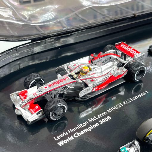 Set Modellini F1 Minichamps 1/43 Mercedes GP McLaren MP4/23 Lewis Hamilton #44 World Champion x7 Limited Edition - immagine 8