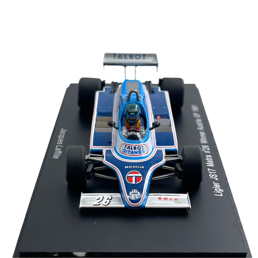 Modellino F1 Spark 1/43 Ligier JS17 Matra J. Laffite #26