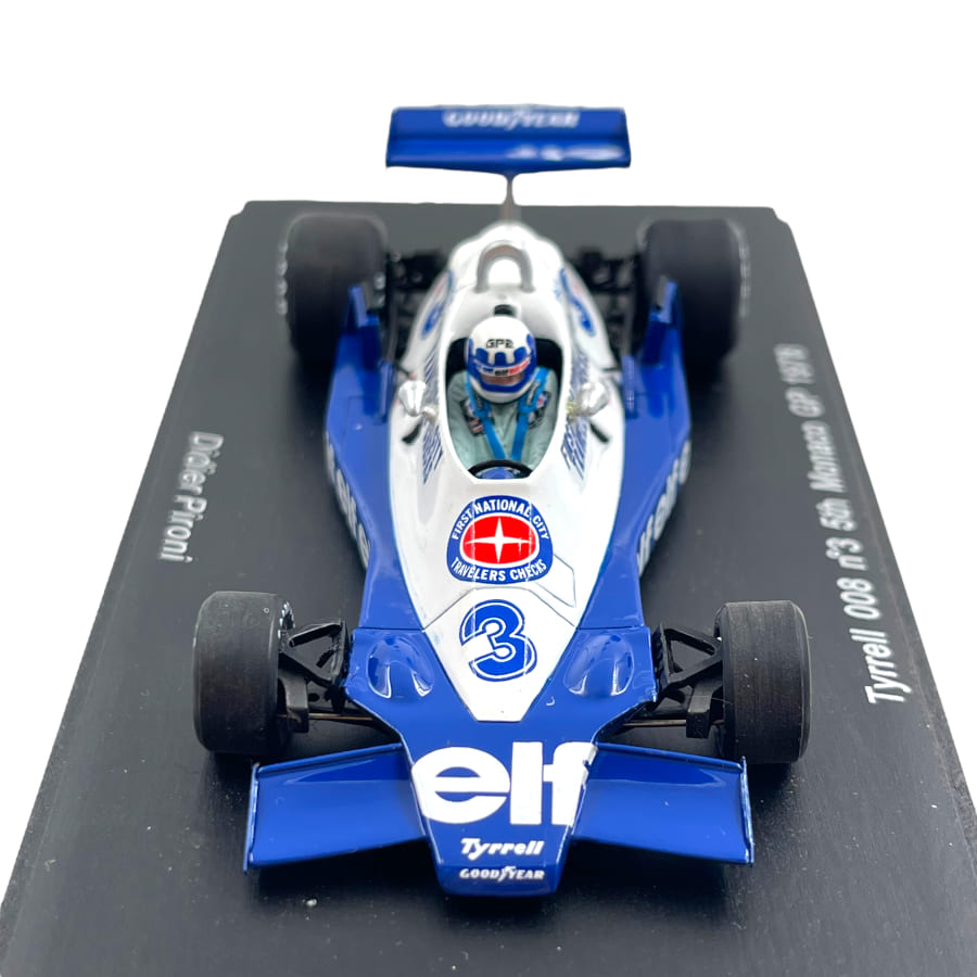 Modellino F1 Spark 1/43 Tyrrell 008 D. Pironi #3 Monaco GP