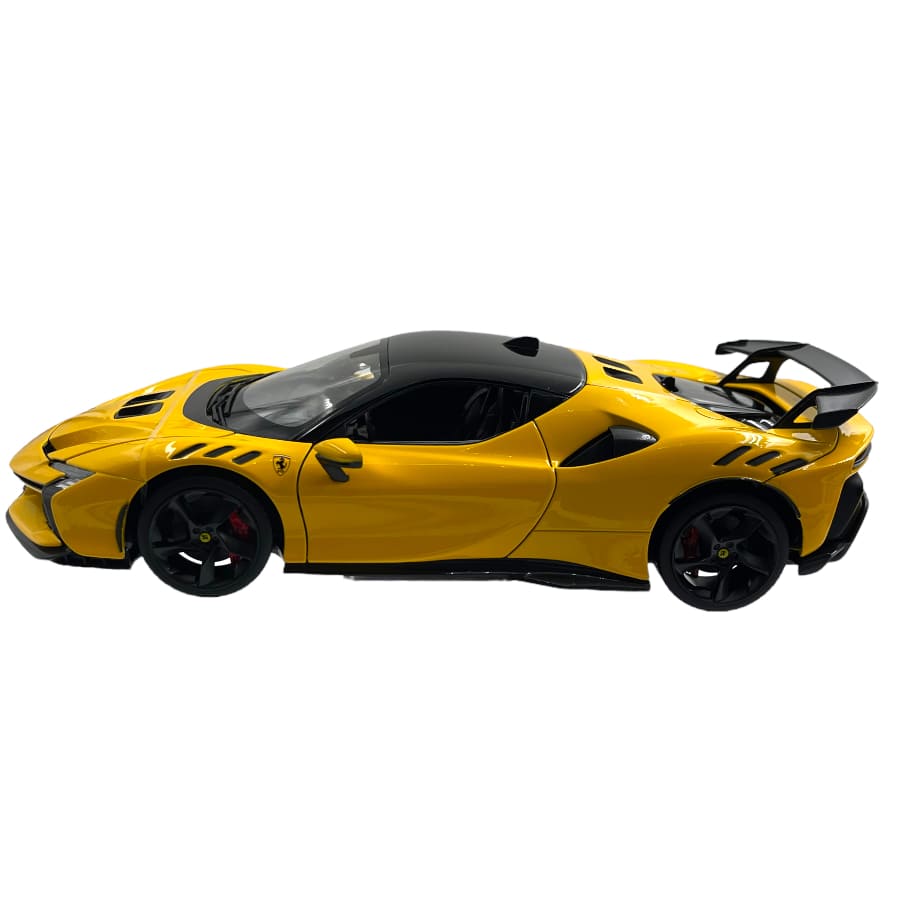 Kit Modellino Ferrari SF90 Stradale Bburago - Scala 1:24, Licenza Ufficiale, Da Montare, Età 14+ - Foto 13