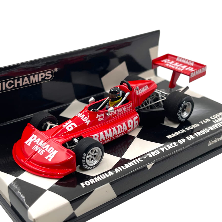 Modellino F1 Minichamps 1/43 March Ford 76B Cosworth J. Hunt