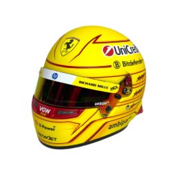 Mini Helmet Bell 1/2 Scuderia Ferrari 2025 #44 L. Hamilton