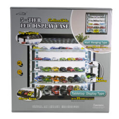 Vetrina Triple9 1/64-1/43 5-Tier Led Display Case Black