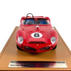 Alternative view of Modellino Auto Tecnomodel 1/18 Ferrari 330 TRI-LM P. Rodriguez #8 Winner 400 Km Bridghampton 1982