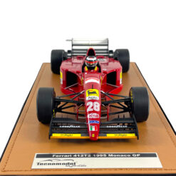 Alternative view of Modellino F1 Tecnomodel 1/18 Ferrari 412T2 Gerhard Berger #28 Monaco GP 1995 w/Driver