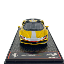 Alternative view of Modellino Auto BBR Models 1/43 Ferrari SF90 Spider Pack Fiorano Giallo Montecarlo Limited Edition