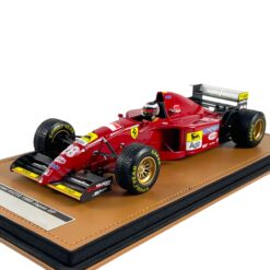 Modellino F1 Tecnomodel 1/18 Ferrari 412T2 Gerhard Berger #28 Japan GP 1995 Raining Tyres w/Driver